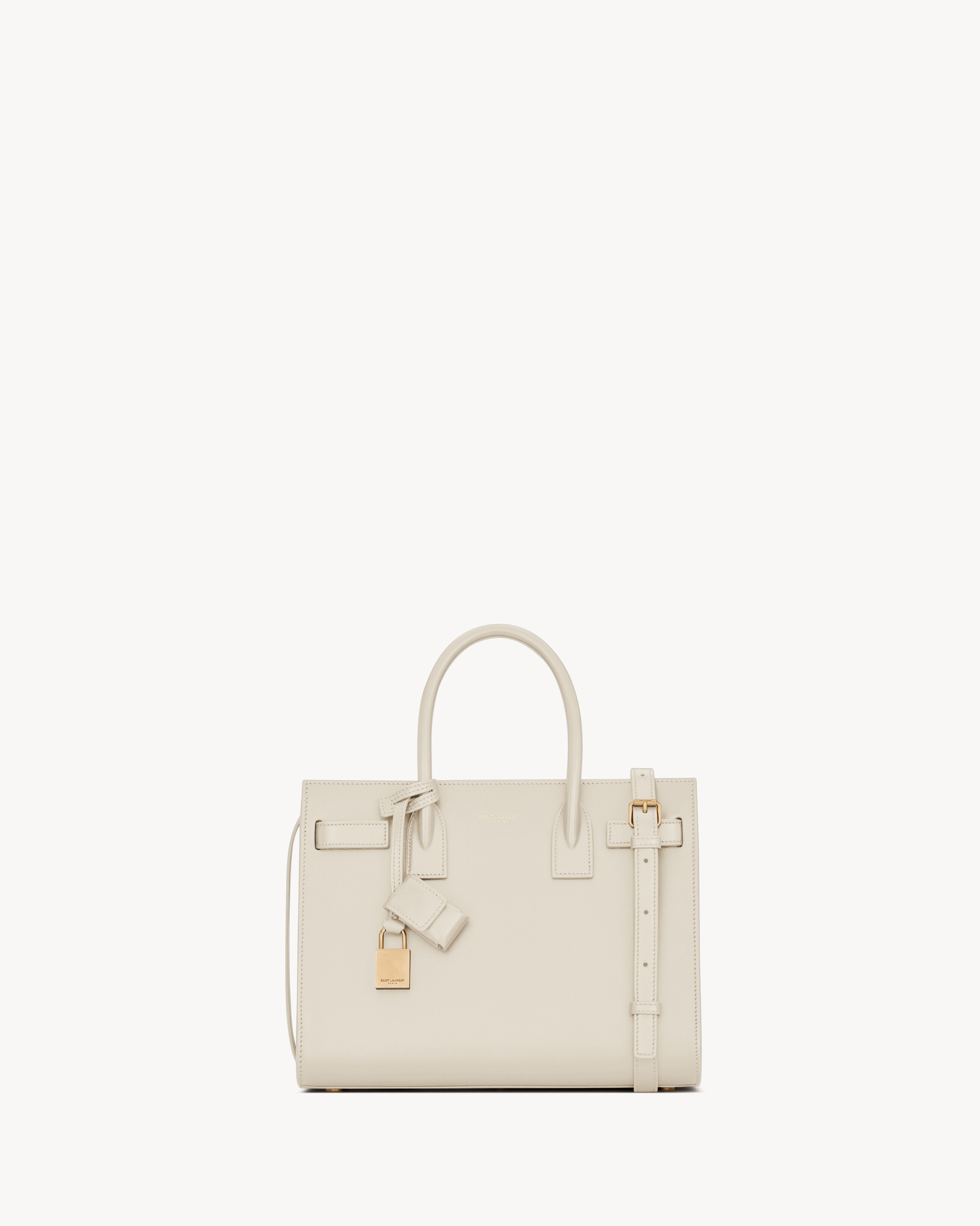 Saint Laurent Sac De Jour In Smooth Leather - Baby - White - Women - One Size | Saint Laurent Inc. (Global)