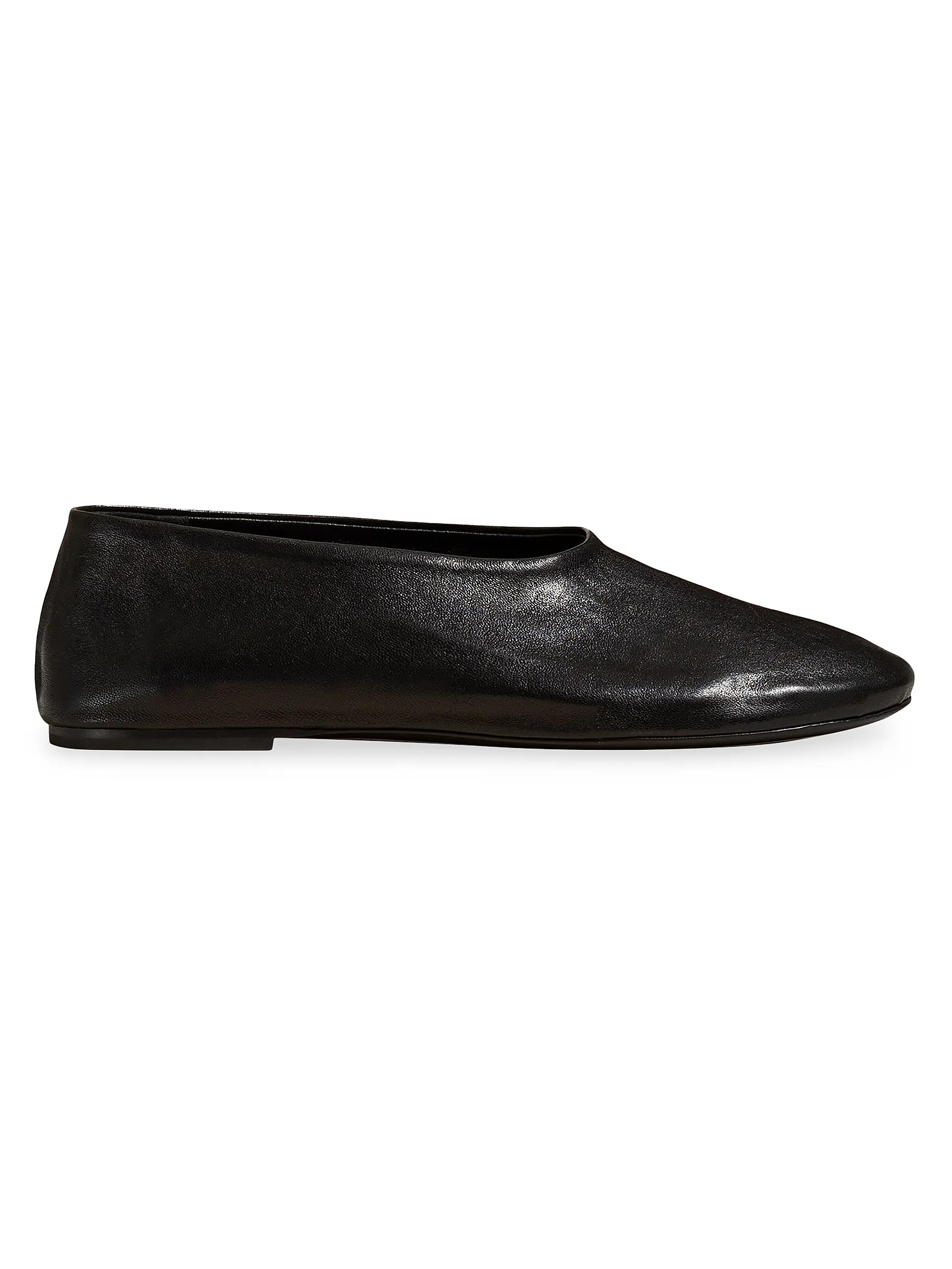 KhaiteMarcy Leather Ballerina Flats | Saks Fifth Avenue