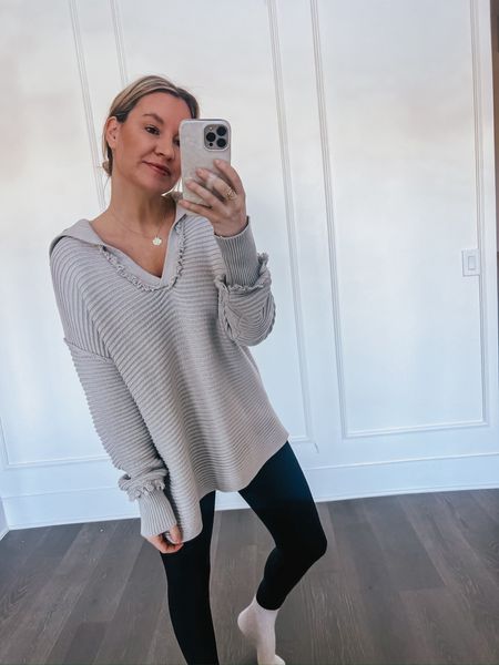 The cutest sweater from Amazon! So many requests for this one! Wearing a size M and comes in a few colors #founditonamazon 

#LTKstyletip #LTKSeasonal #LTKfindsunder50