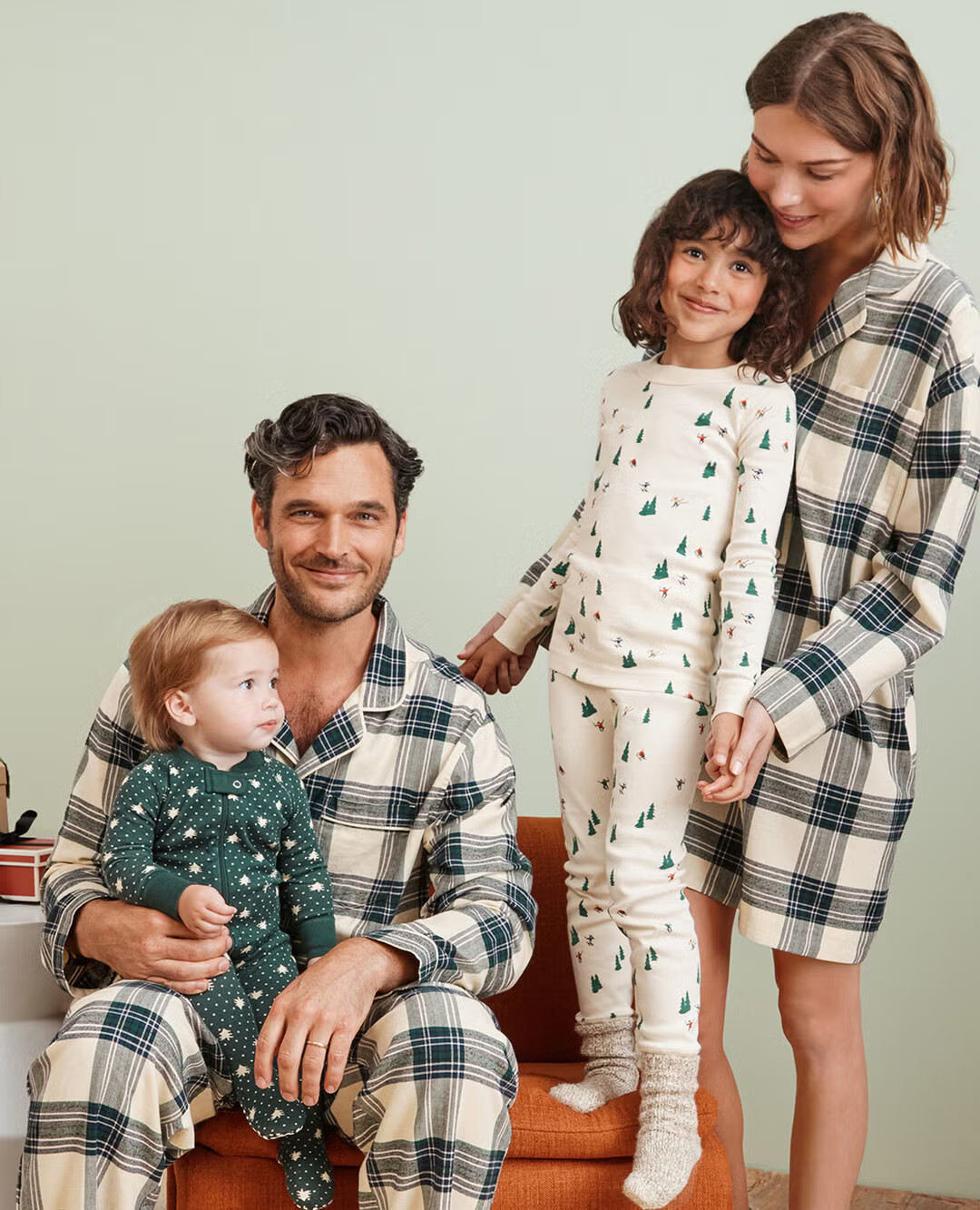 Holiday Green Plaid Matching Family Pajamas | Hanna Andersson