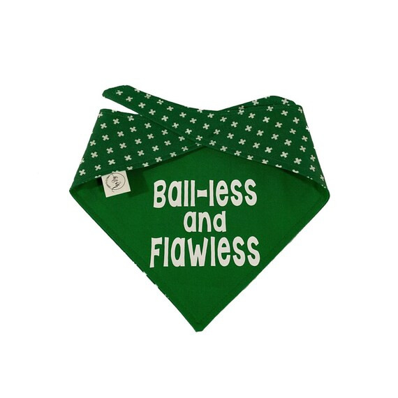 Ball Less and Flawless Dog Bandana Dog Gift Funny Dog - Etsy | Etsy (US)