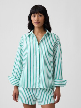 Oversized Shirt in Poplin | Gap Factory