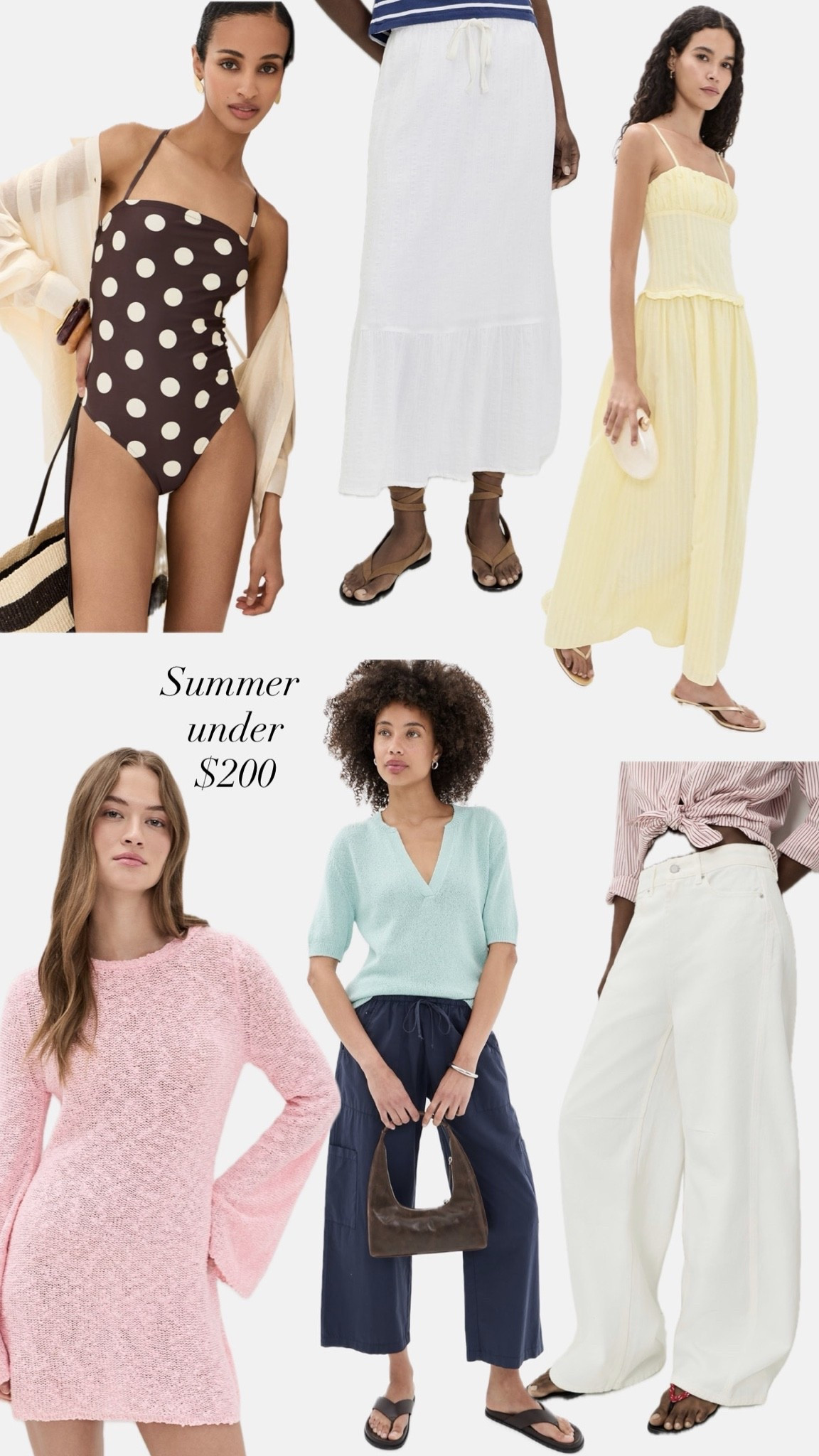 Summer staples under $200 — daily edit cover from Found by Em