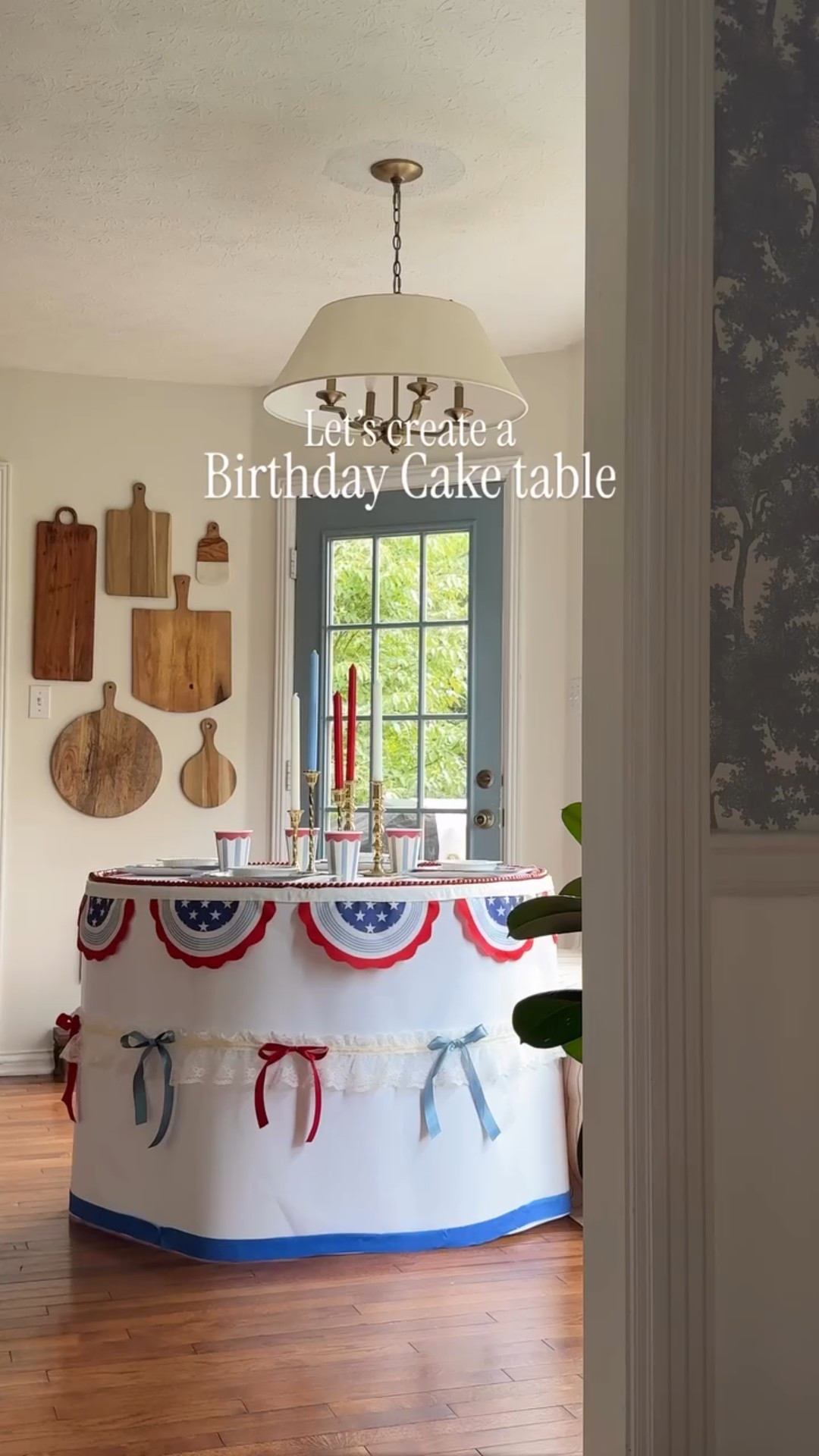 Birthday Cake table! 🎂

I originally saw a birthday version of this on @merimeriparty ‘s website a few months ago and it’s been living rent free in my head ever since. 

Comment SHOP & I’ll send you the links to everything I used! 

.
.
.
.
#caketable #diyparty #patrioticinspo #PartySetup #PartyStyling  #EventDesign #HostWithStyle #BackyardParty #TablescapeGoals #PartyVibes #FourthOfJulyDecor #BackyardFourth #pinterestmom #fourthofjulyparty #fourthofjulyinspo #fourthofjulyhosting #pinterestmom