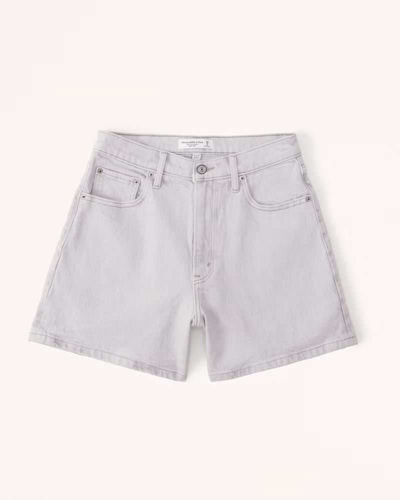 Curve Love High Rise Dad Short | Abercrombie & Fitch (US)
