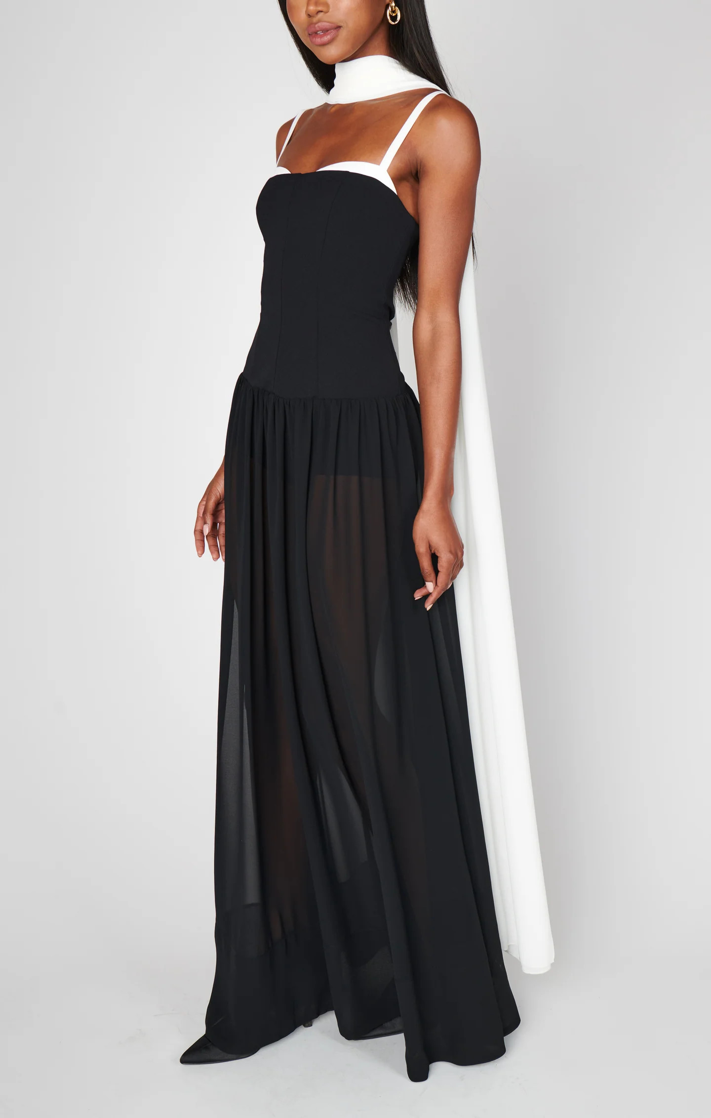 Hepburn Maxi Dress ~ Black Tie Colorblock | Show Me Your Mumu