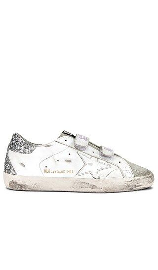Old School Sneaker in White, Ice, & Silver | Revolve Clothing (Global)