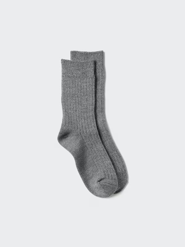 HEATTECH Socks (Ribbed) | UNIQLO (UK)