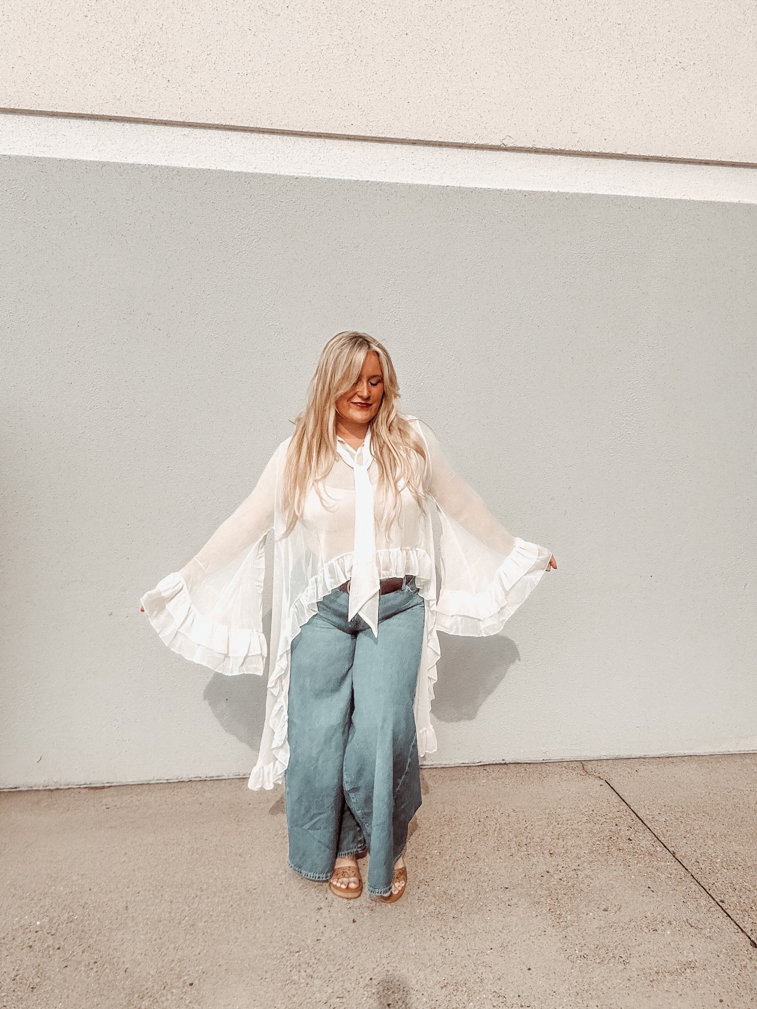 Amazon has free people dupes that actually look like free people! Wearing a size large! 
#freepeopledupe 

#LTKNYFW #LTKMidsize #LTKFindsUnder50