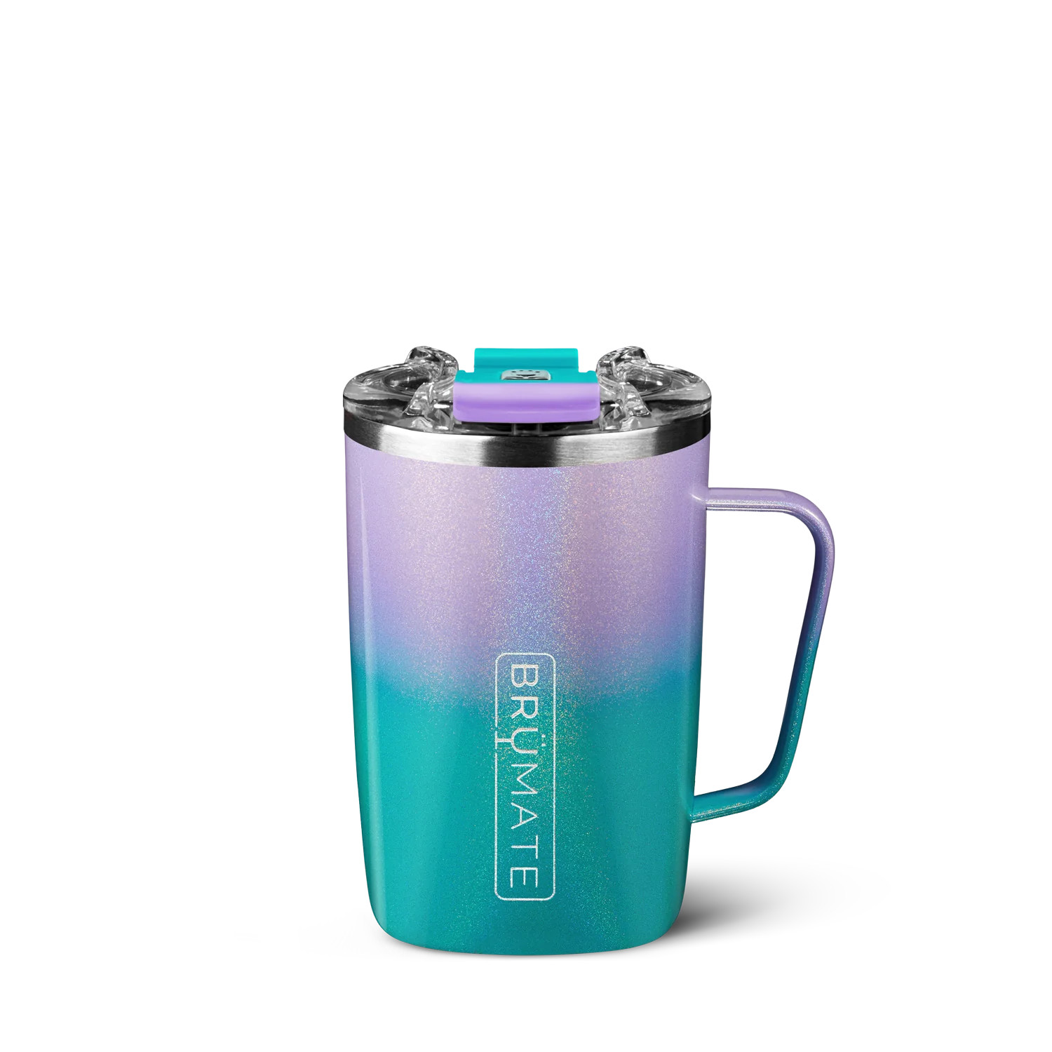 TODDY 16oz Insulated Coffee Mug | Glitter Mermaid | BruMate