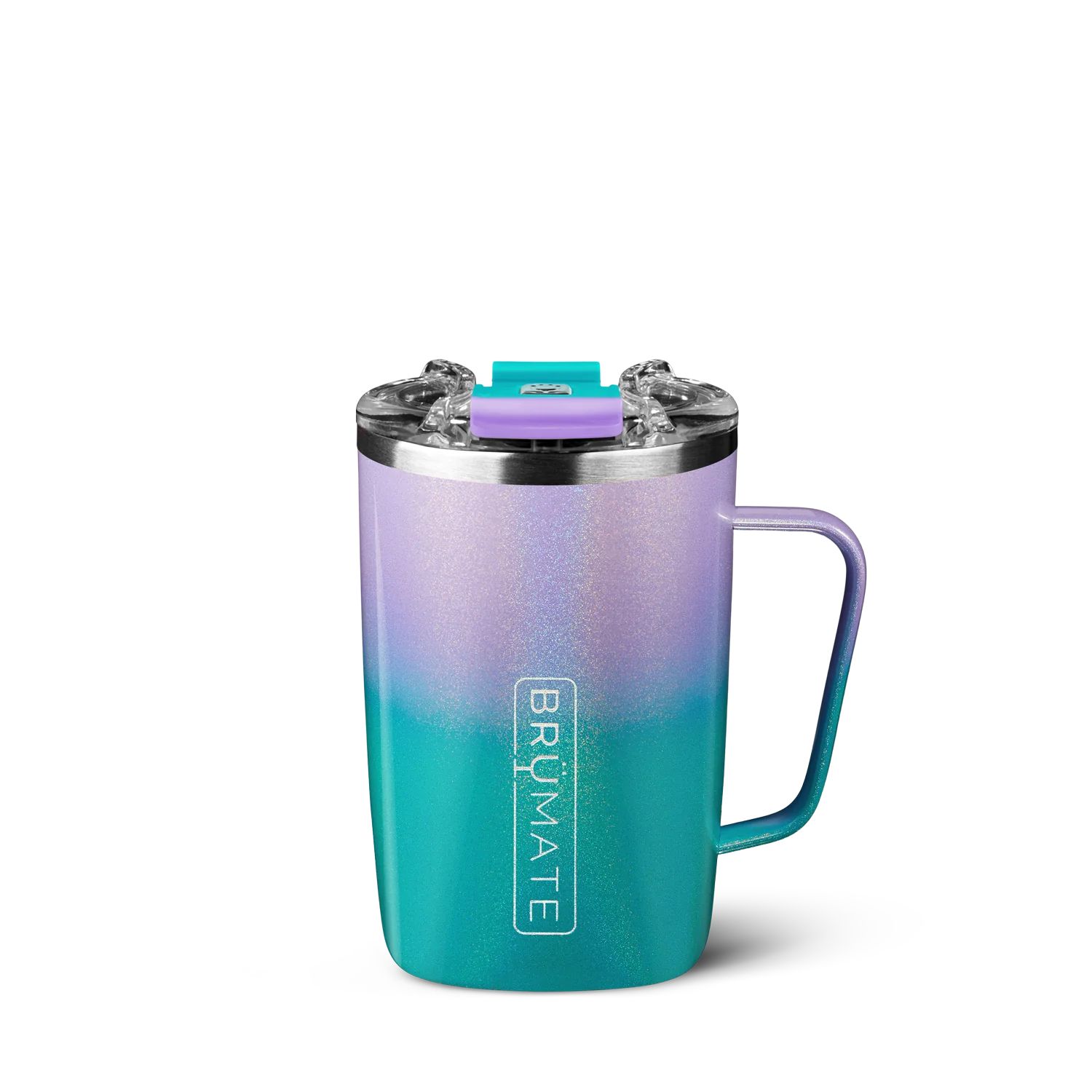 TODDY 16oz Insulated Coffee Mug | Glitter Mermaid | BruMate