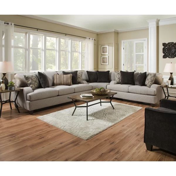 Garretson 120" Wide Reversible Sectional | Wayfair North America