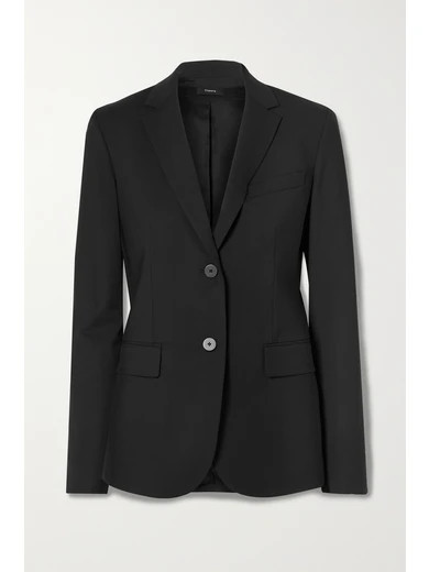 Theory - Classic Stretch-wool Blazer - Black | NET-A-PORTER (US)