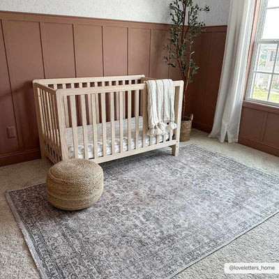 Cream Holi-2301 Washable Area Rug | Boutique Rugs