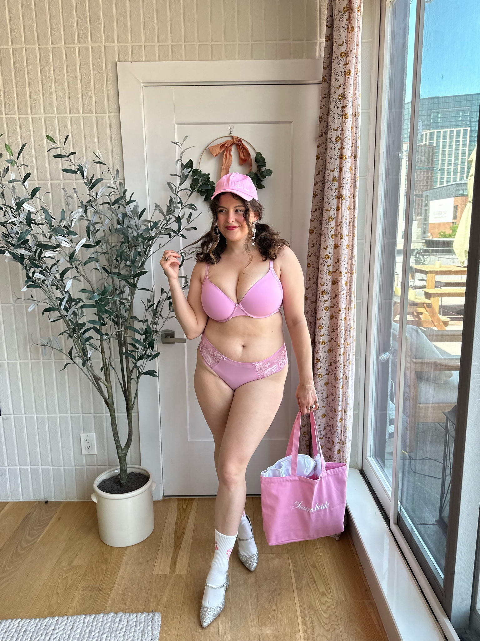 Pink lace bra from adore me 

#LTKParties #LTKMidsize #LTKWedding