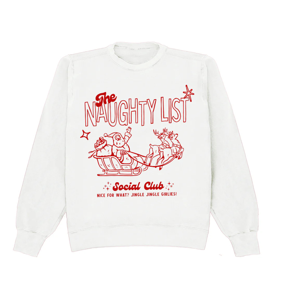 The Naughty List Social Club Crewneck | Shop Kristin Jones