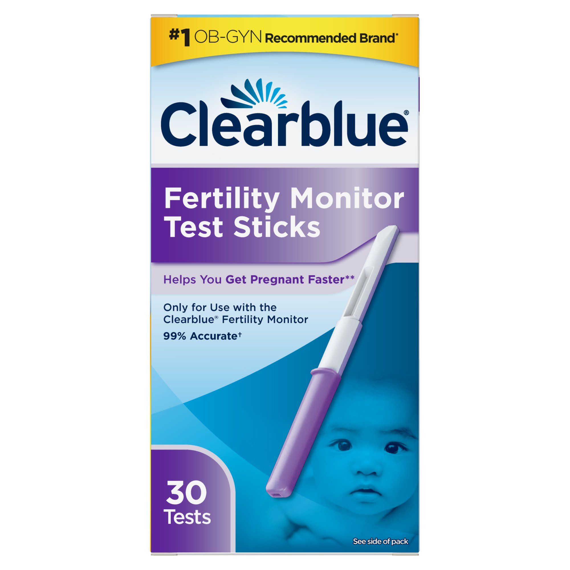 Clearblue Fertility Monitor Test Sticks, 30 ct, Get Pregnant Faster* | Walmart (US)