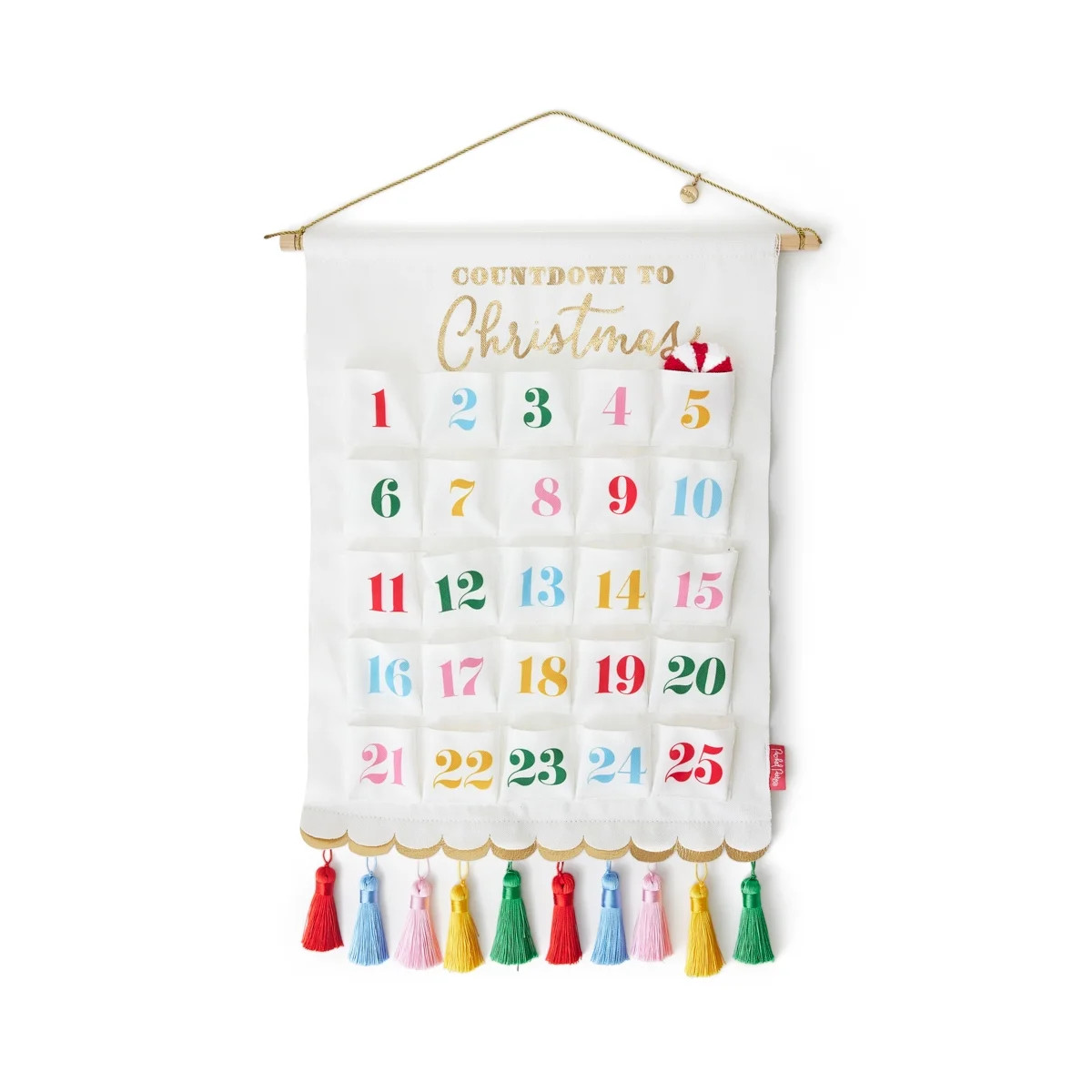 Packed Party "Countdown to Christmas" Multicolor Advent Calendar Holiday Decoration | Walmart (US)