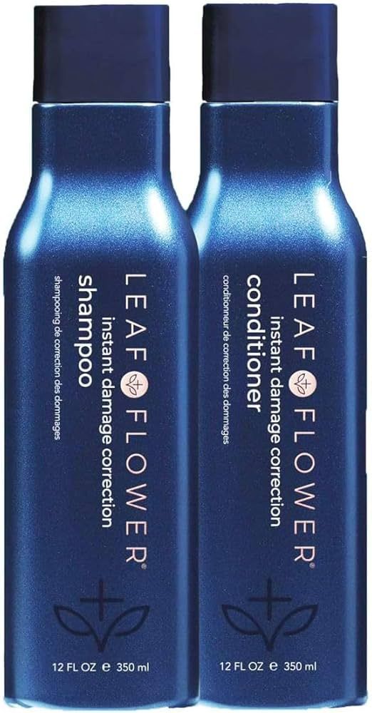 Generic Leaf & Flower Instant Damage Correction Shampoo & Conditioner 12 oz Duo Pack | Amazon (US)