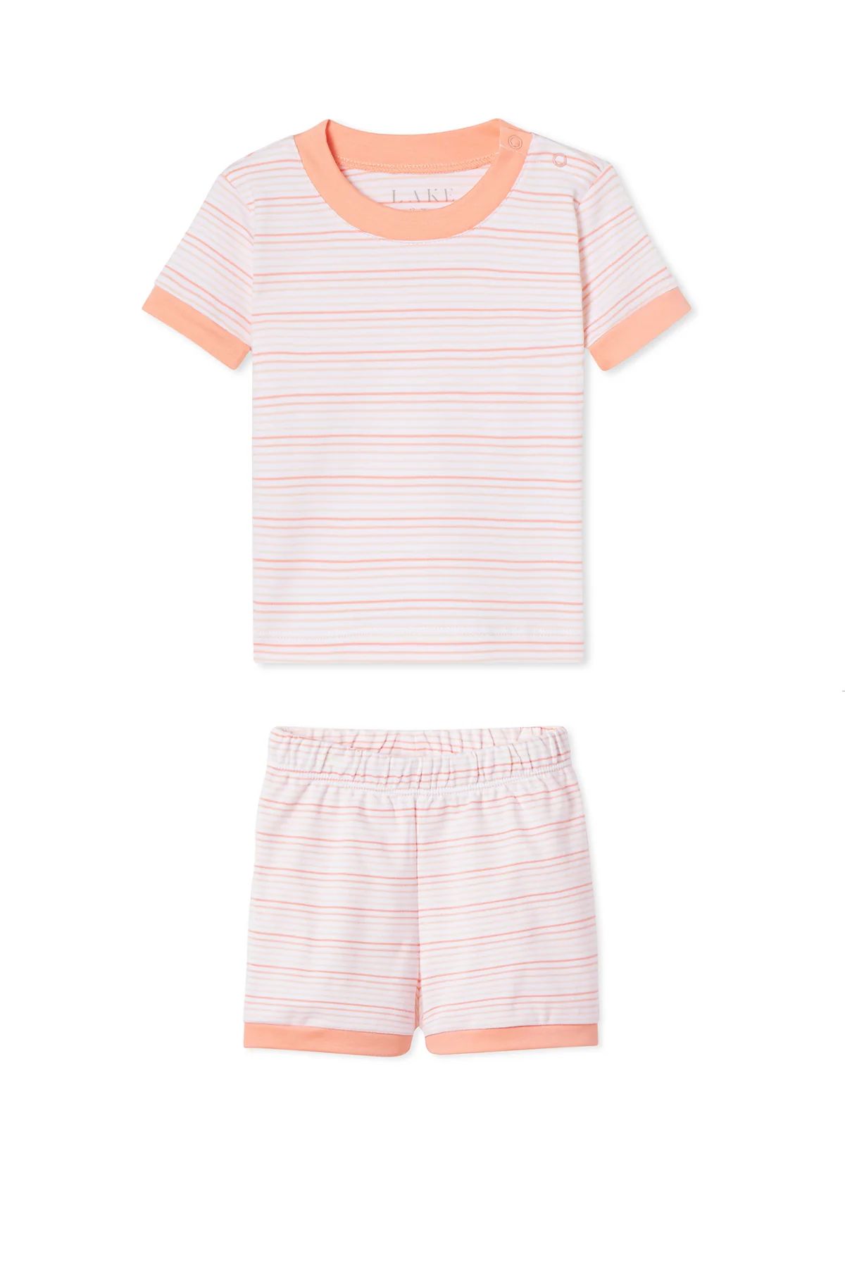 Baby Shorts Set in Bellini Ombre | Lake Pajamas