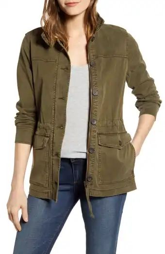 caslon(r) Utility Jacket in Navy Charcoal at Nordstrom, Size Xx-Small | Nordstrom