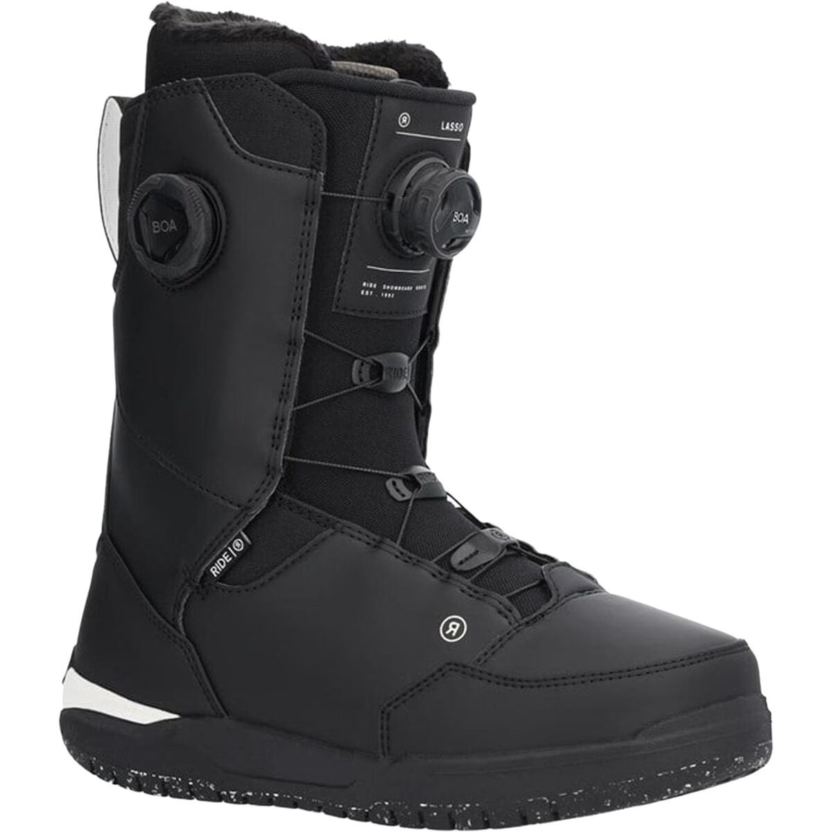 Ride Lasso BOA Snowboard Boot - 2026 - Men's Black, 12.0 | Backcountry