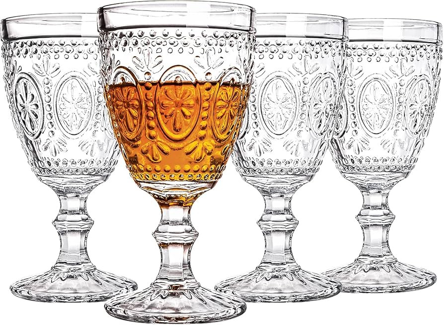 Bekith Classic Goblet Party Glasses, Wine Glasses Goblets, Iced Tea Glasses, Beverage Stemmed Gla... | Amazon (US)