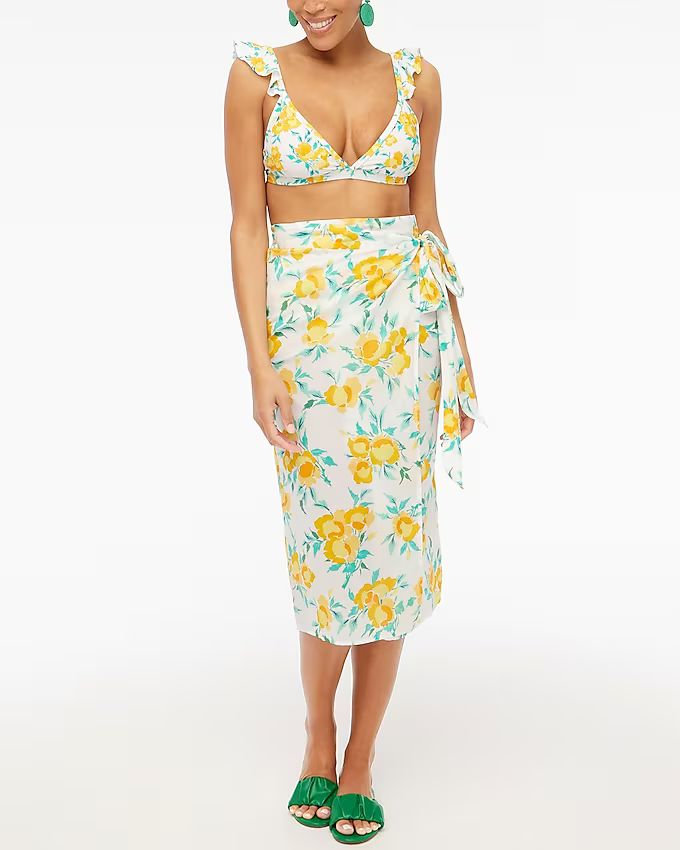 Tie sarong cover-up | J.Crew Factory