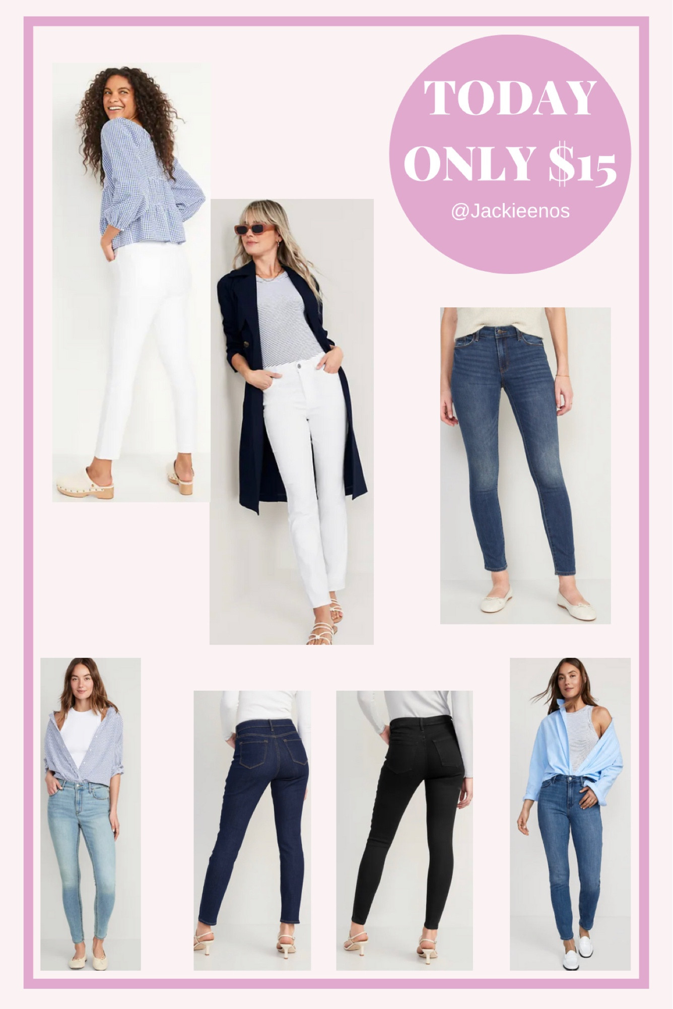 $15 jeans today only #jeans #oldnavy 

#LTKsalealert #LTKunder50 #LTKstyletip
