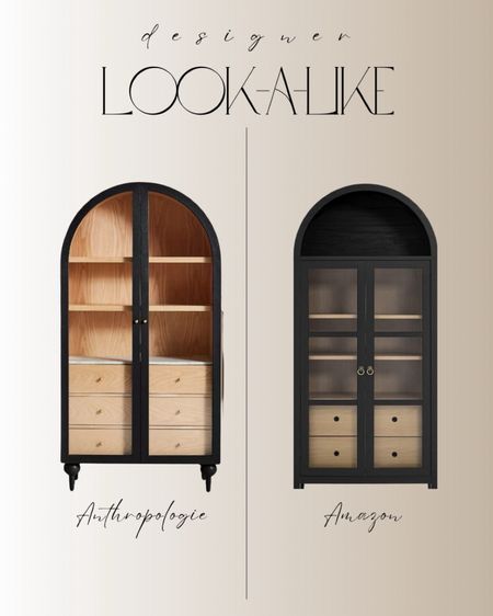 Arched cabinet look a like 