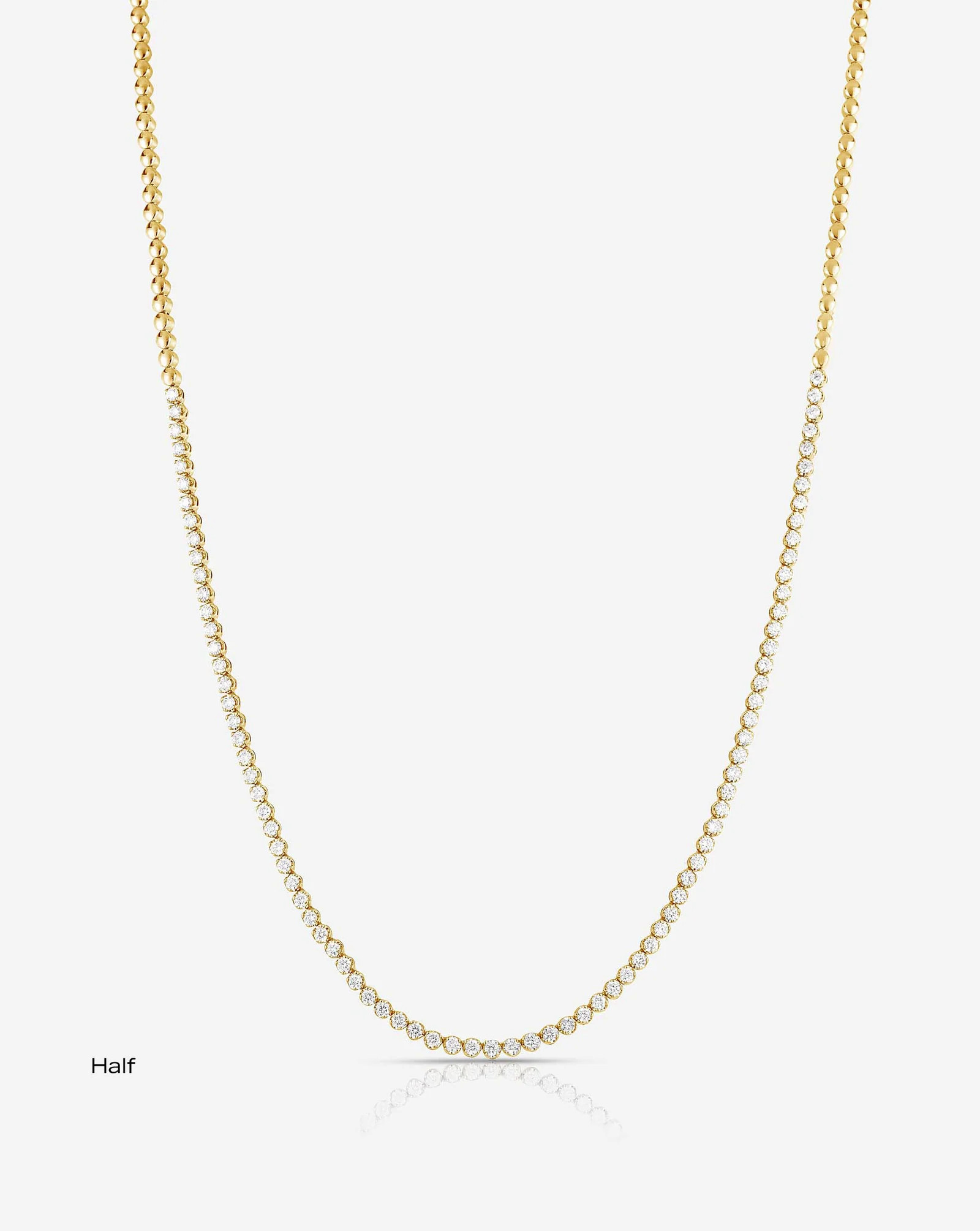 Mini Diamond Tennis Necklace | Ring Concierge
