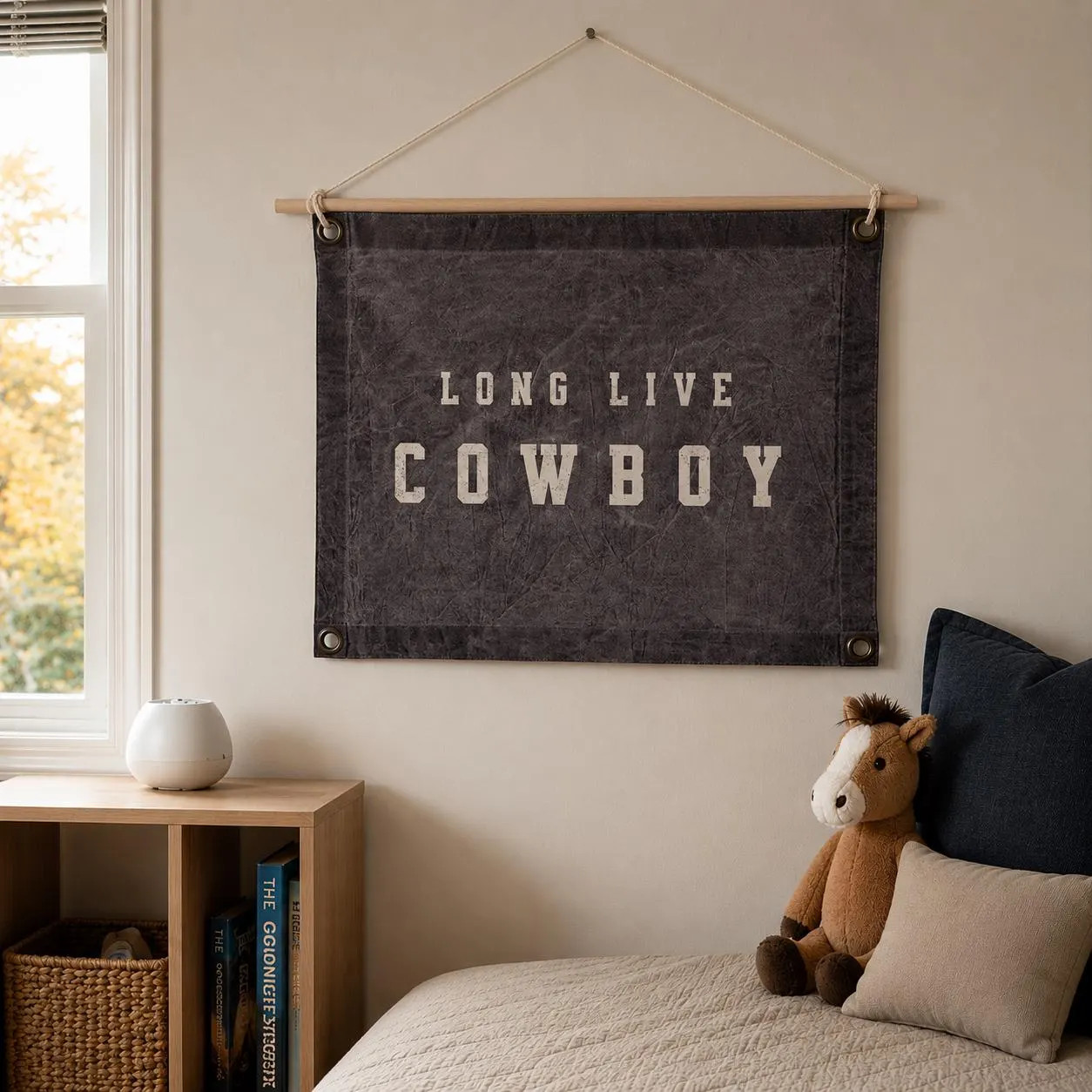Long Live Cowboys Cotton Banner | Rustic Western Wall Decor | Boys Bedroom Decor Brothers Nursery Decor | Etsy (Global)