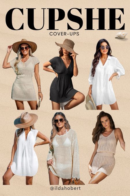 The perfect cover-ups for your next beach vacation! Use code ilda15 for 15% off $65+

Swim, cover ups, swimsuits, beach, pool, affordable fashion, summer fashion, spring fashion, summer outfit, spring outfit, vacation outfit, resort wear, travel outfit

#LTKFindsUnder50 #LTKSaleAlert #LTKSwim