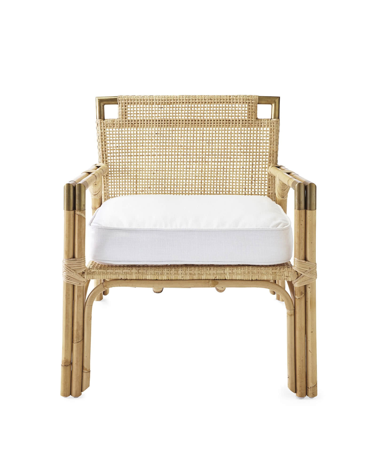 Mattituck Rattan Armchair | Serena and Lily