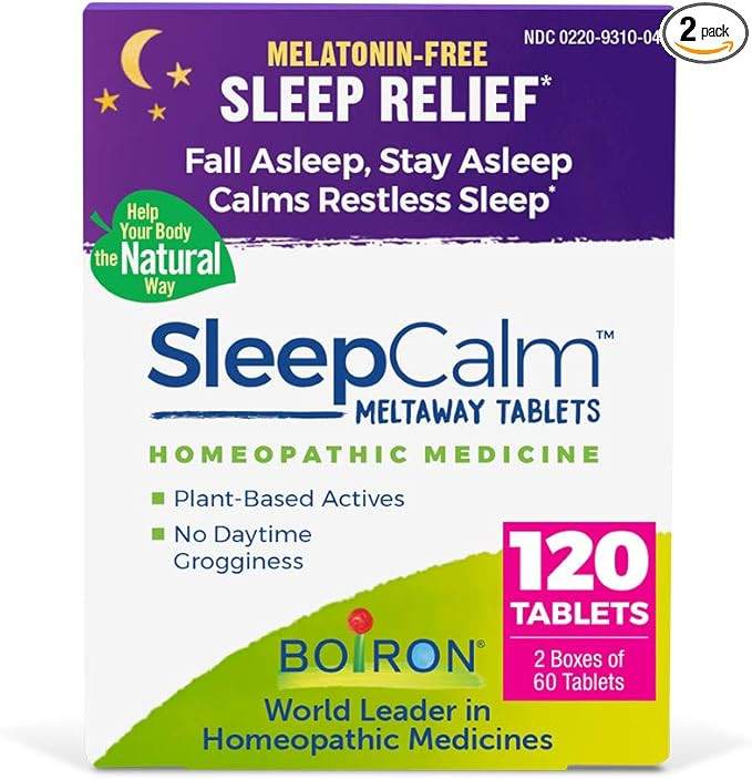 Boiron SleepCalm Sleep Aid for Deep, Relaxing, Restful Nighttime Sleep - Melatonin-Free and Non H... | Amazon (US)