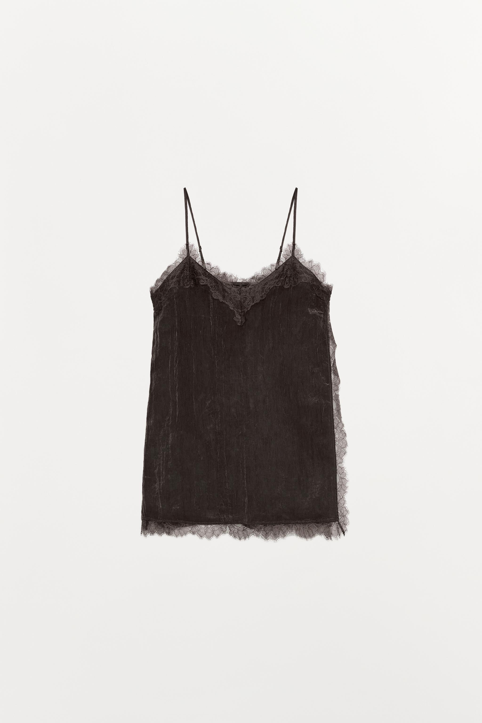 LACE CAMISOLE TOP | Zara US