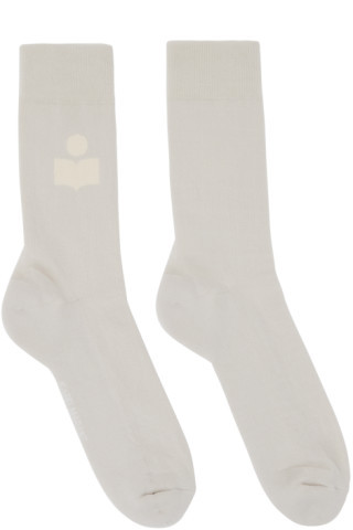 Isabel Marant - Off-White Siloki Socks | SSENSE