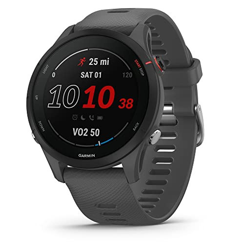 Garmin Forerunner® 255, GPS Running Smartwatch, Advanced Insights, Long-Lasting Battery, Slate Gray | Amazon (US)