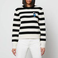 Bella Freud Women's Mythical Bunny Stripe Jumper - Ivory and Black - XS | Coggles (Global)