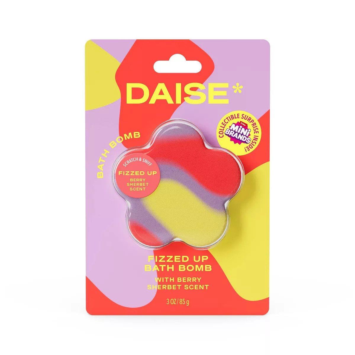 DAISE Fizzed Up Bath Bomb - Berry Sherbet - 3oz | Target