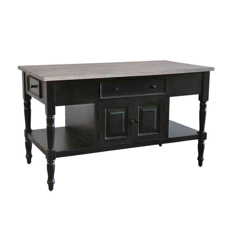 Brookstonval Solid Wood Kitchen Island | Wayfair North America