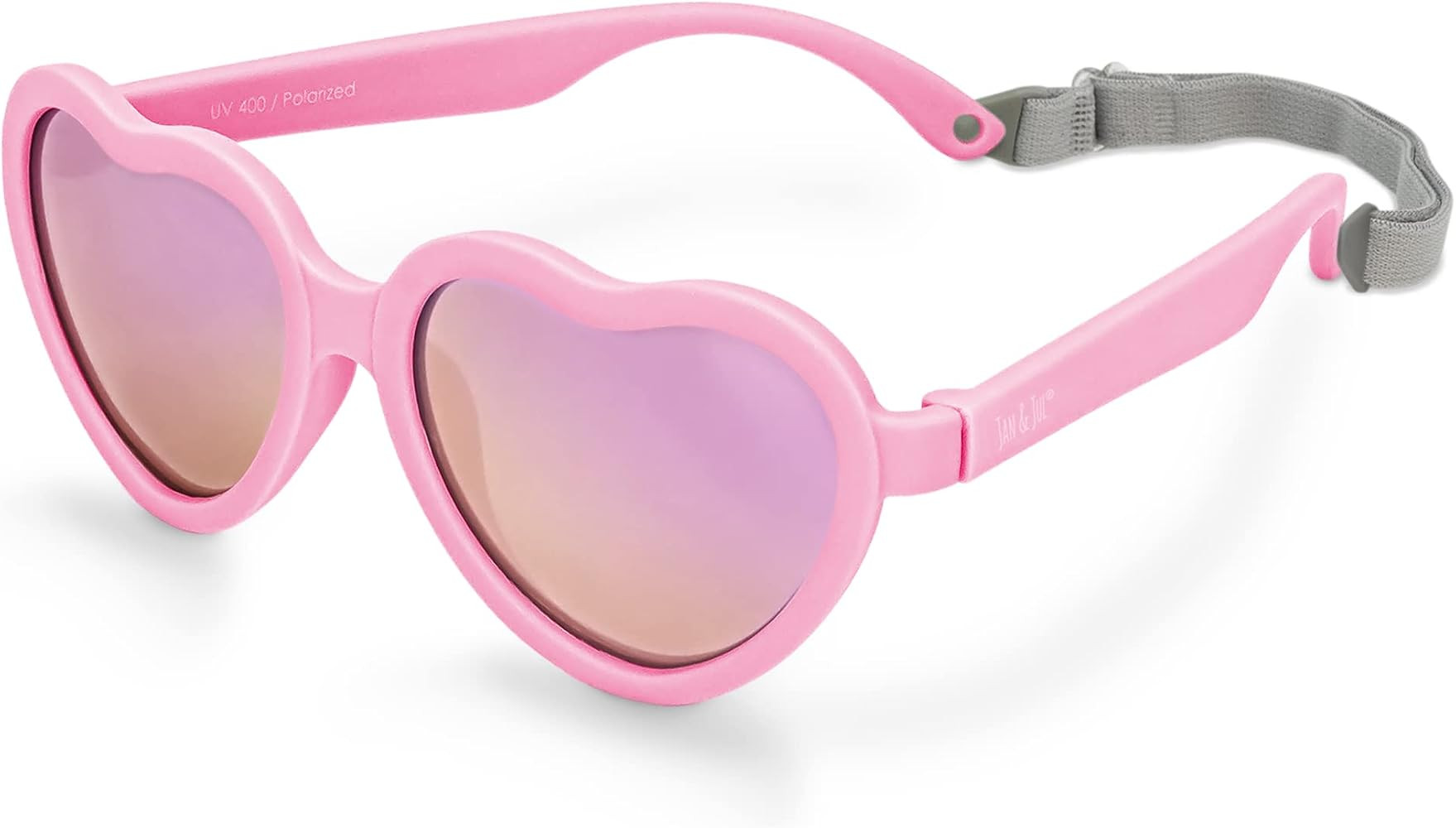 JAN & JUL Kids Polarized Heart Sunglasses, UV400, Flexible | Amazon (CA)