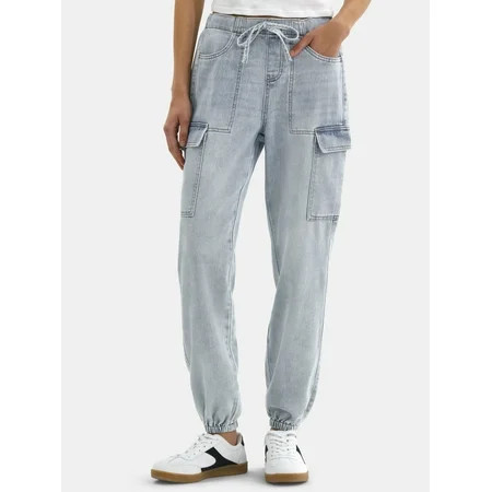 No Boundaries Cargo Joggers 28 Inseam Women s | Walmart (US)