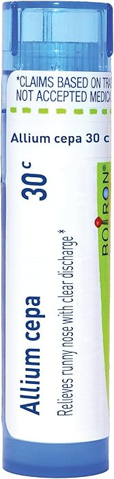 Boiron Allium Cepa 30C Homeopathic Medicine for Runny Nose - 80 Pellets | Amazon (US)