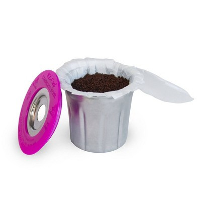 Perfect Pod EZ-Cup Stainless Steel Reusable Coffee Pod with 25 Disposable Paper Filters: BPA-Free K-Cup Compatible | Target