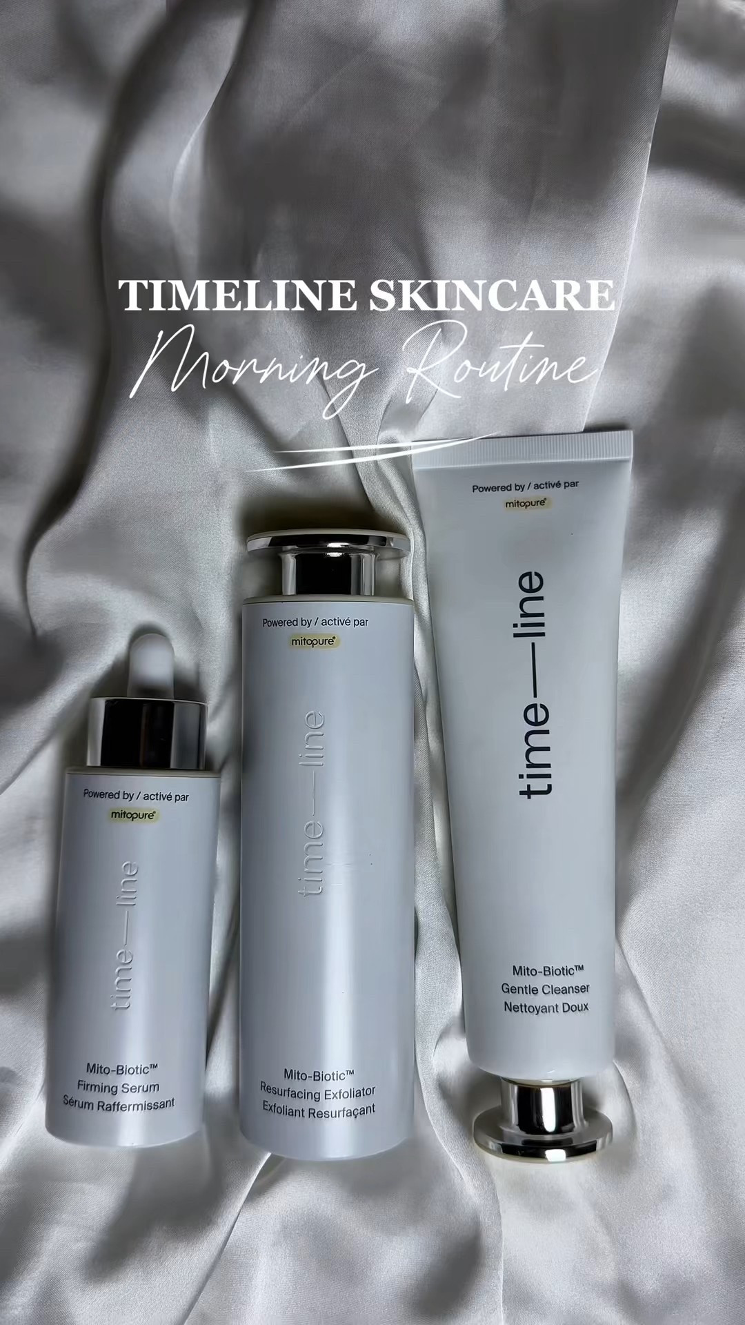 Mito-Biotic™ Gentle Cleanser
babes, i love this cleanser it’s super gentle, non-stripping, and leaves my face feeling soft, clean, and balanced. i even used it to remove my heavy makeup and yes i double cleansed but it worked beautifully

Resurfacing Exfoliator
this exfoliator is gentle but works so well smooths my skin, unclogs pores, and gives an instant fresh glow without irritation i love how my face feels after using it

Firming Serum
babes this serum is my favorite lifts, brightens, hydrates, and makes my skin feel plump and alive my face looks glowy and healthy and it’s so easy to apply

⸻

@influenster @timeline_skin #complimentary #beautyreview #beautytips #skincare #skincareroutine #grwm #glow #cleanbeauty #crueltyfree #vegan #facial #foryou #explore #reels #spicyteereviewsit