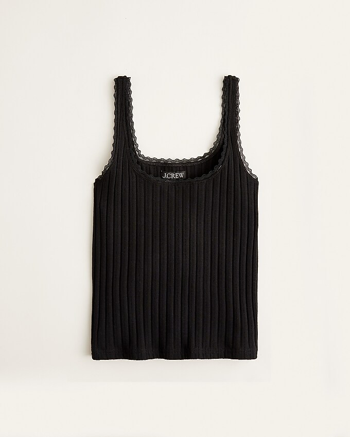 Pointelle tank top | J. Crew US