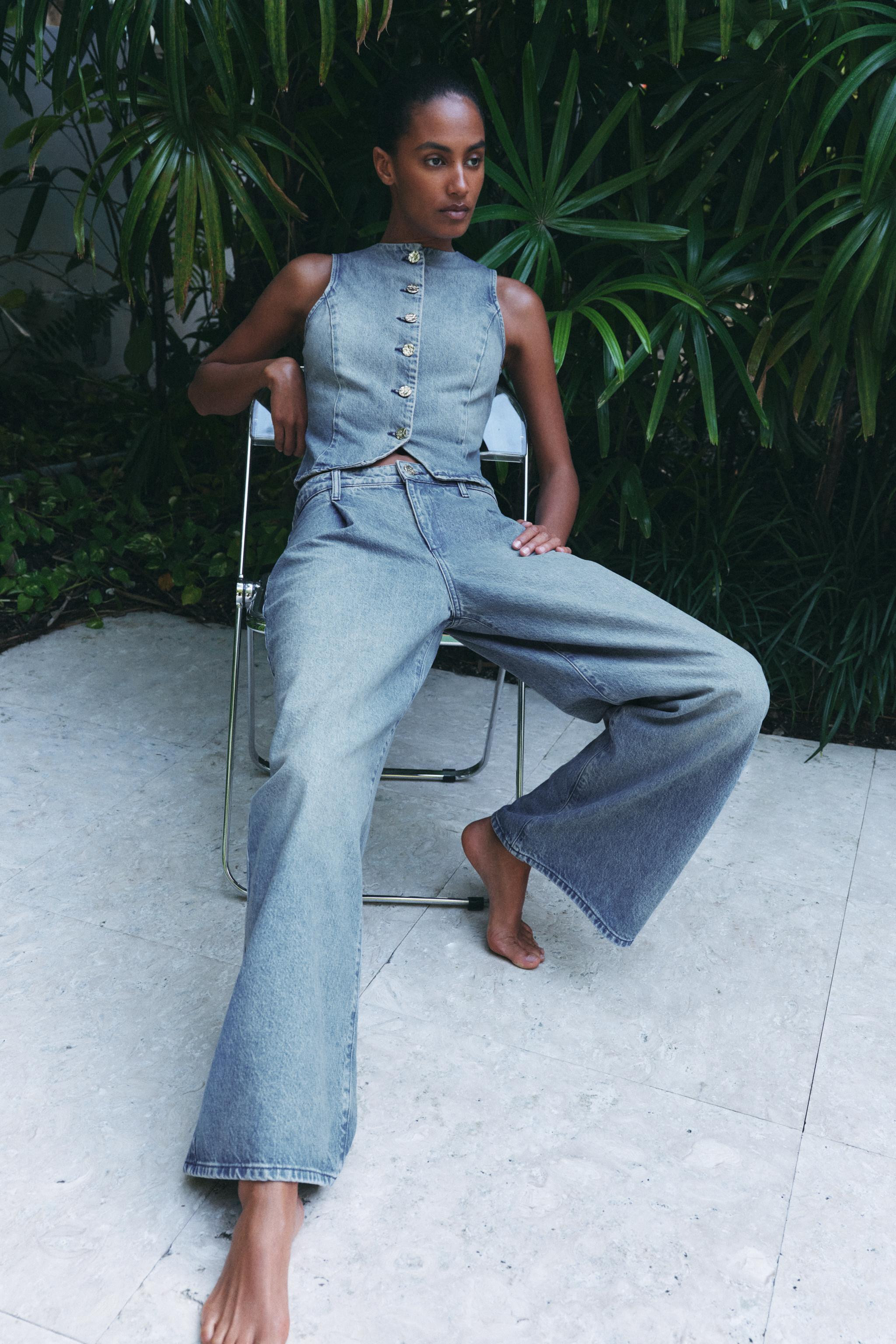 Z1975 DENIM VEST | Zara US