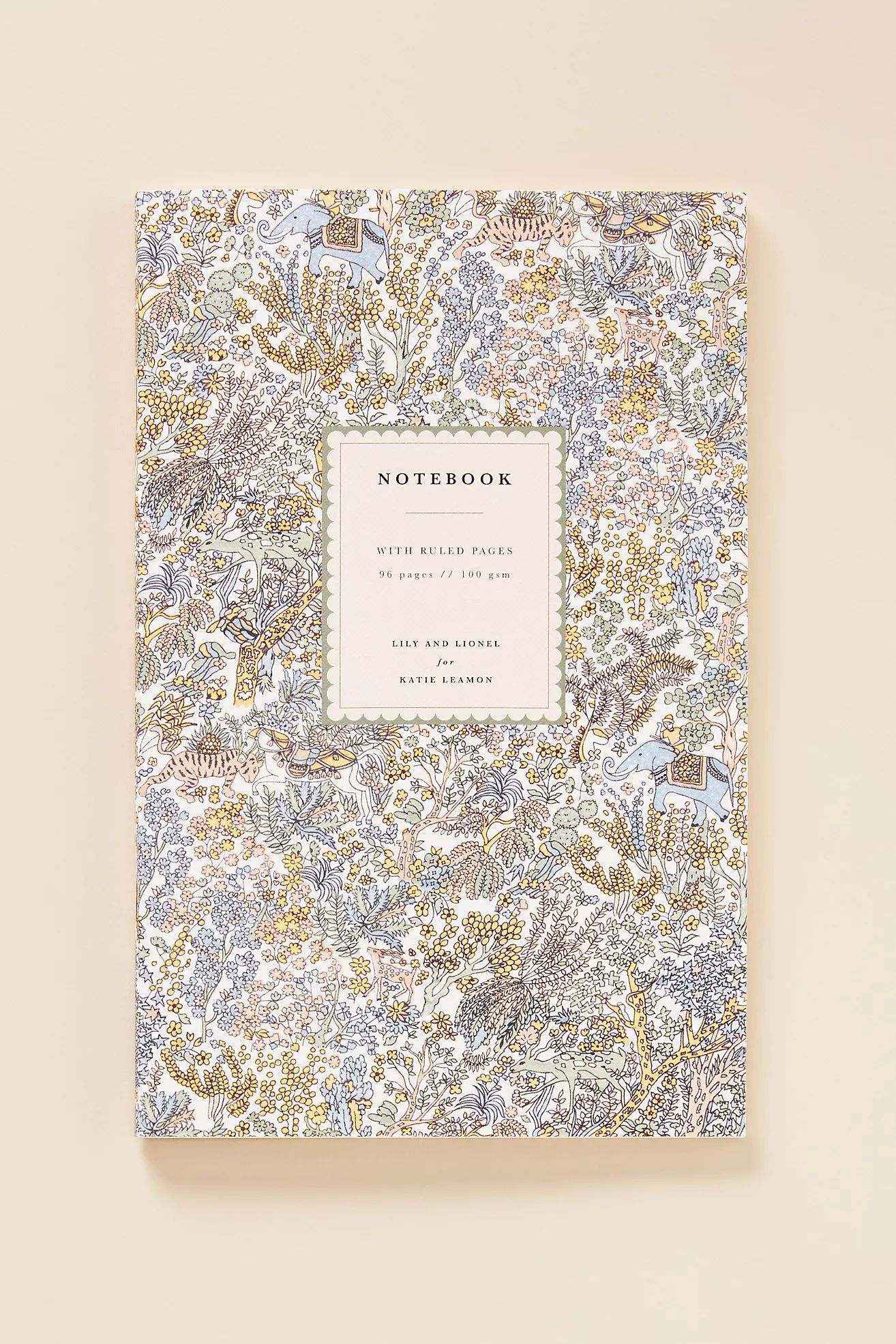Lined Floral Notebook | Anthropologie (US)