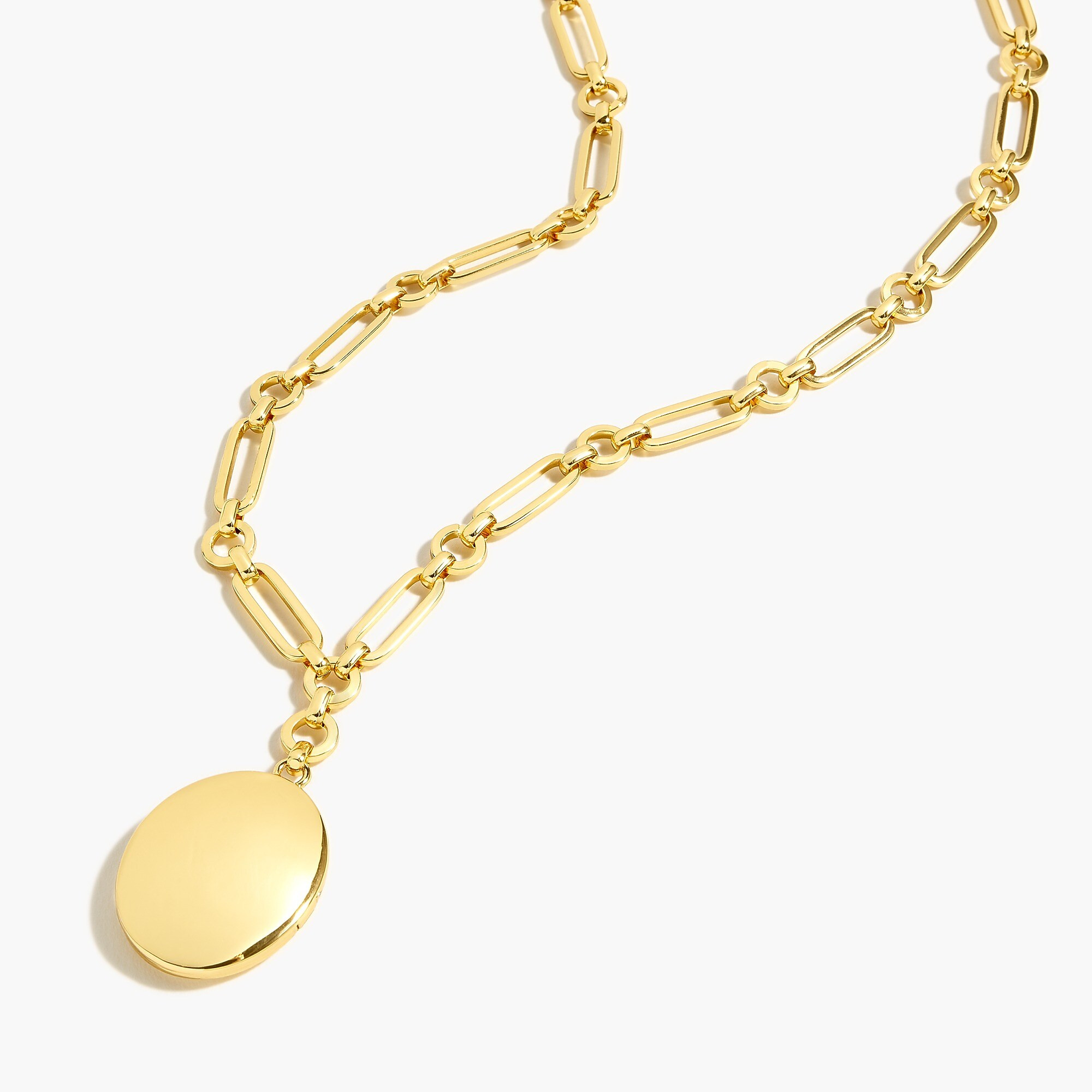 Link locket necklace | J. Crew US